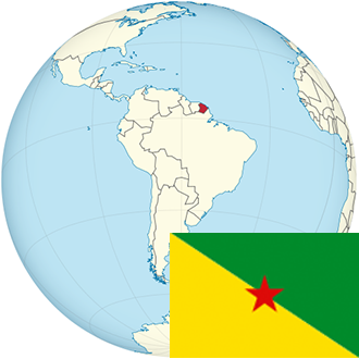 Globus-Französisch-Guayana